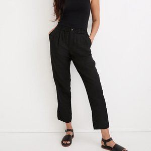 Madewell Linen-Blend Track Trousers NWT